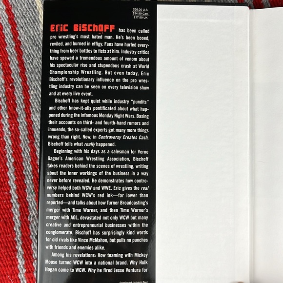 Eric Bischoff: Controversy Creates Cash (WWE) - Hardcover - GOOD - Picture 5 of 5